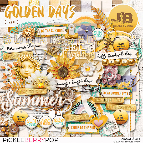 Golden Days Kit by JB Studio