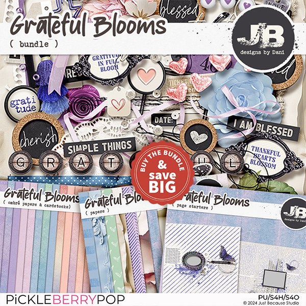 Grateful Blooms Bundle by JB Studio