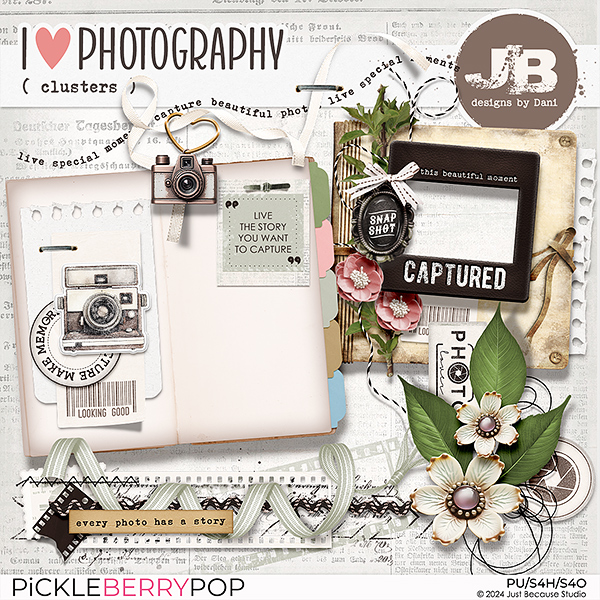 I Love Photography Clusters by JB Studio