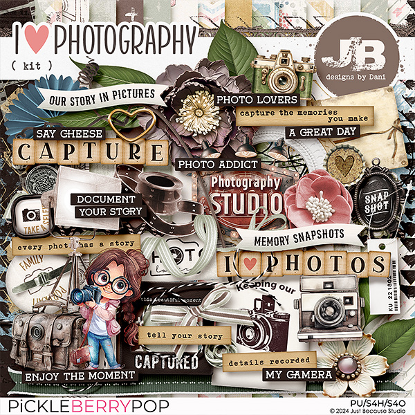 I Love Photography Kit by JB Studio