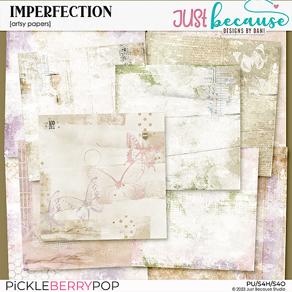 Imperfection Artsy Papers by JB Studio