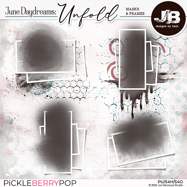 June Daydreams: Unfold Masks & Frames by JB Studio