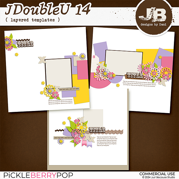 JDoubleU 14 Templates by JB Studio