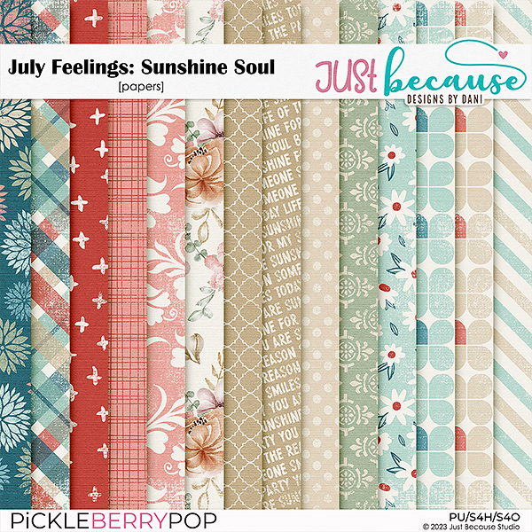 July Feelings: Sunshine Soul Papers by JB Studio