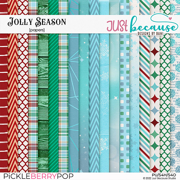 Jolly Season Papers by JB Studio