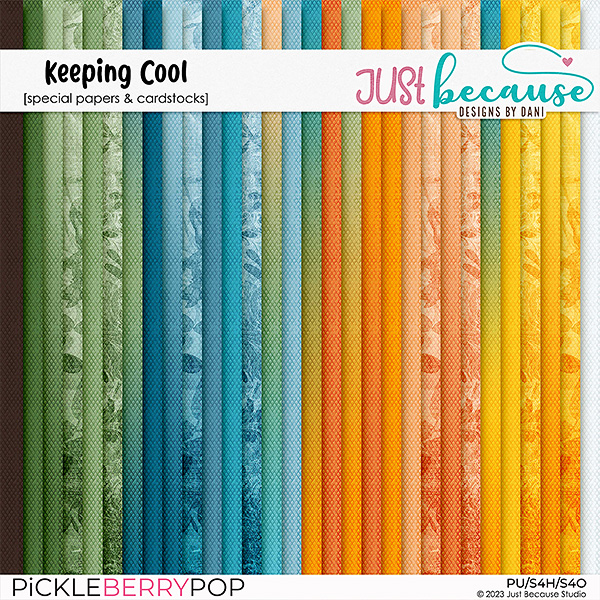 Keeping Cool Special Papers & Cardstocks by JB Studio