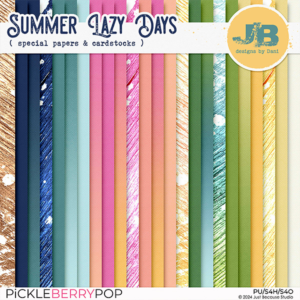 Summer Lazy Days Special Papers & Cardstocks by JB Studio