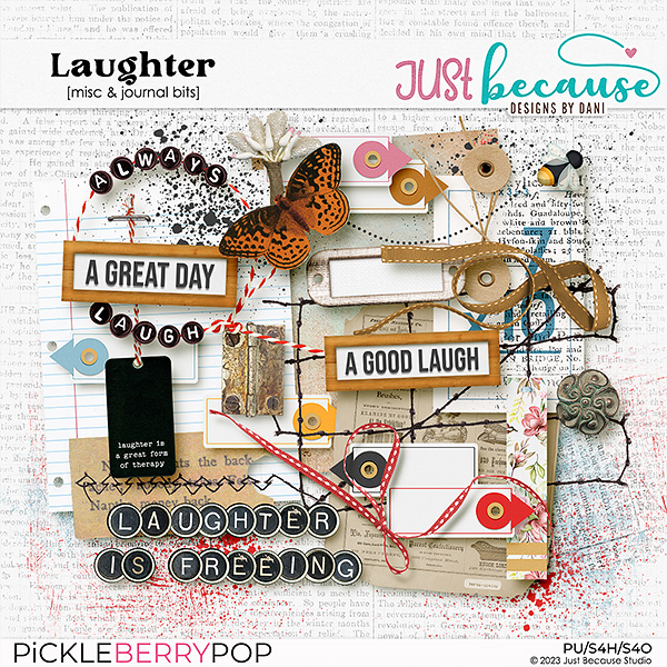 Laughter Misc & Journal Bits by JB Studio