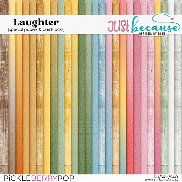 Laughter Special Papers & Cardstocks by JB Studio