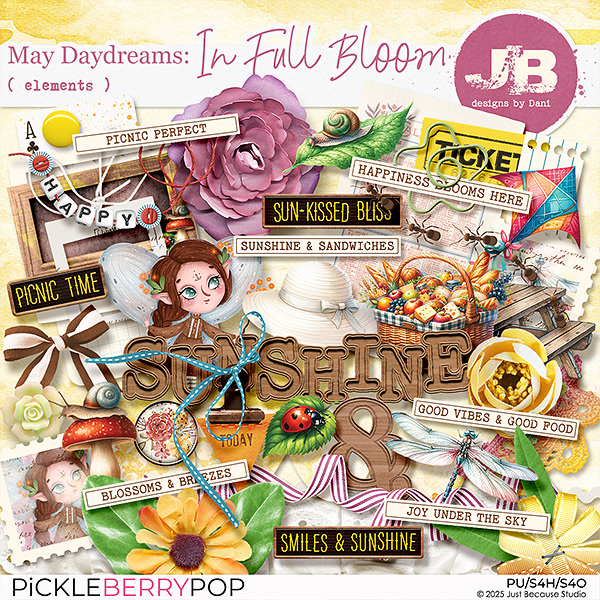 May Daydreams: In Full Bloom Elements by JB Studio