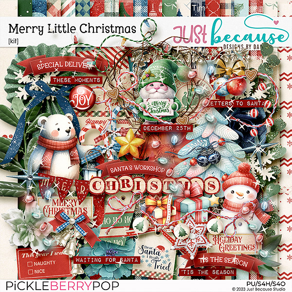 Merry Little Christmas Kit by JB Studio