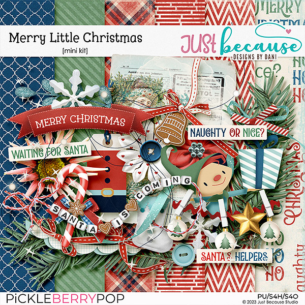 Merry Little Christmas Mini Kit by JB Studio