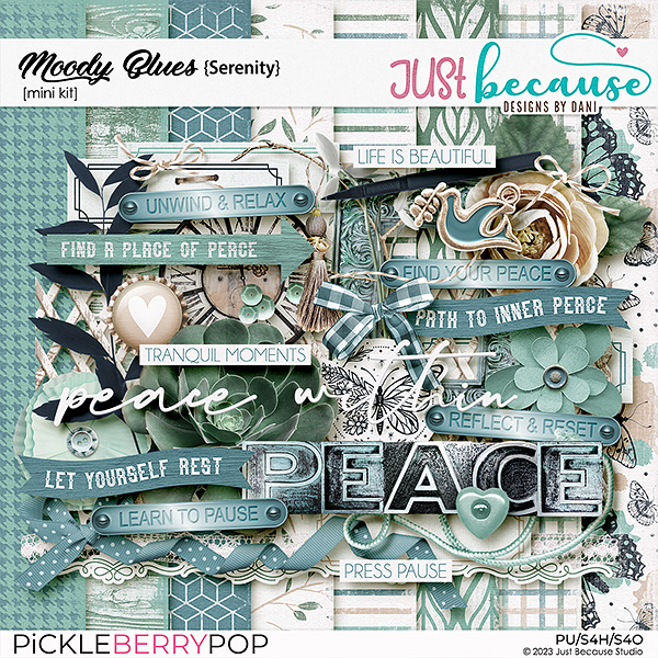 Moody Blues {Serenity} Mini Kit by JB Studio