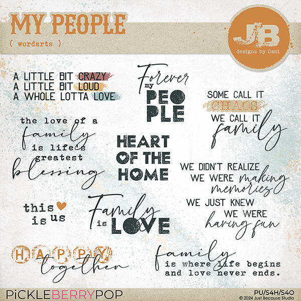 My People Wordarts by JB Studio