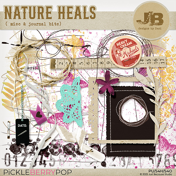 Nature Heals Misc & Journal Bits by JB Studio