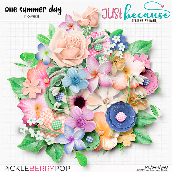 One Summer Day Flowers by JB Studio