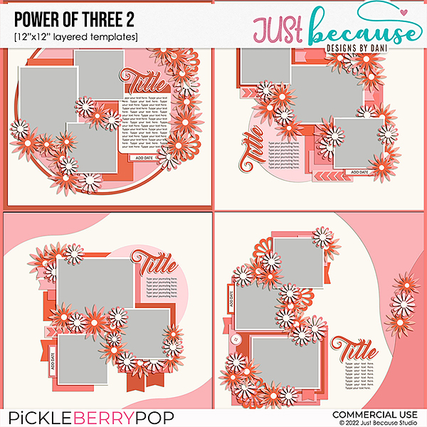 Power of Three 2 Templates by JB Studio