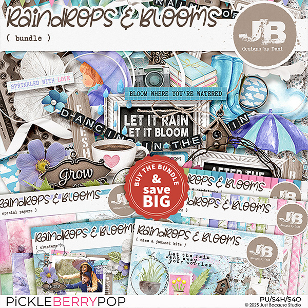 Raindrops & Blooms Bundle by JB Studio