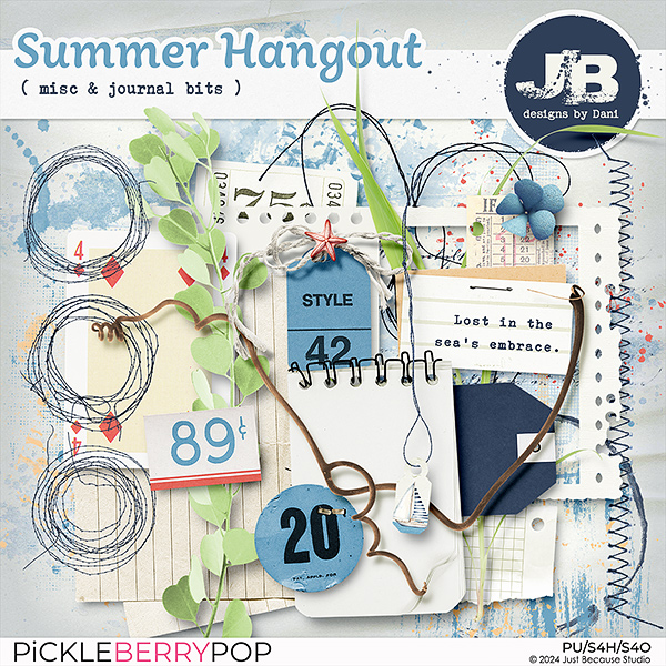 Summer Hangout Misc & Journal Bits by JB Studio