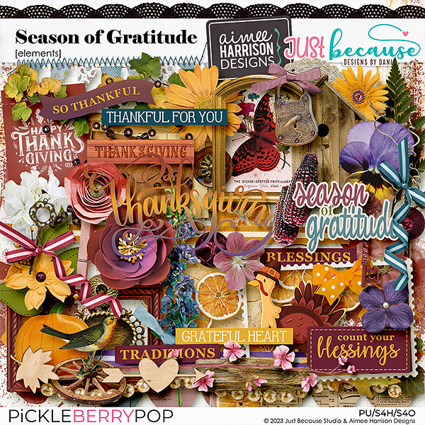 Season of Gratitude Elements by JB Studio and Aimee Harrison Designs