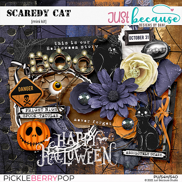 Scaredy Cat Mini Kit by JB Studio