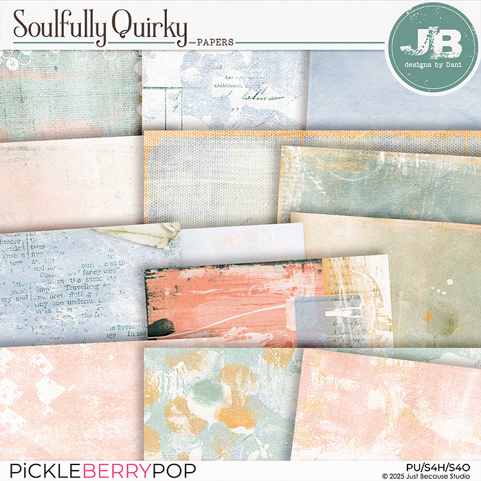 Soulfully Quirky Papers by JB Studio