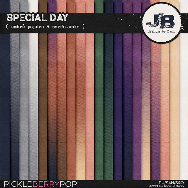 Special Day Ombré Papers & Cardstocks by JB Studio