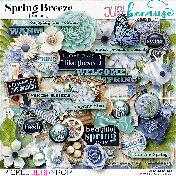 Spring Breeze Elements by JB Studio