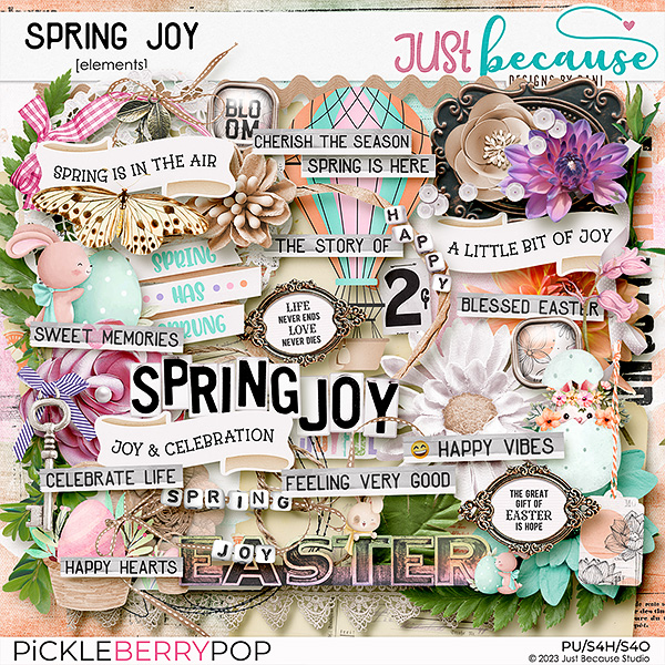 Spring Joy Elements by JB Studio