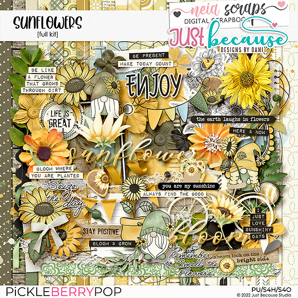 Sunflowers Kit by JB Studio and Neia Scraps