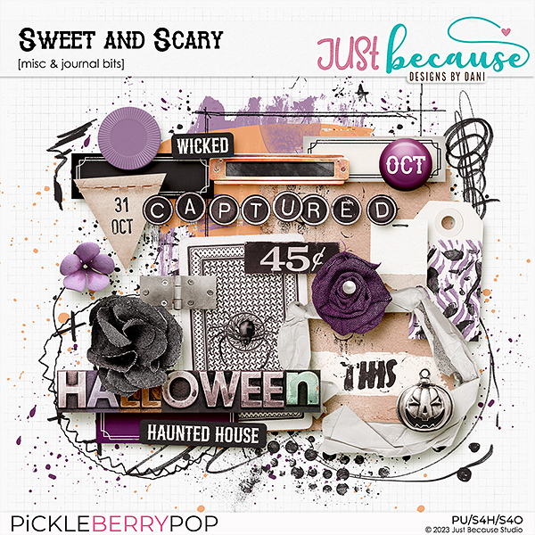 Sweet and Scary Misc & Journal Bits by JB Studio