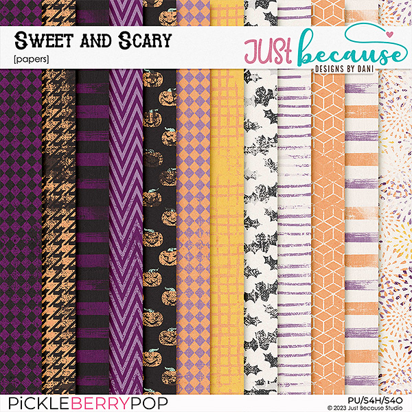 Sweet and Scary Papers by JB Studio