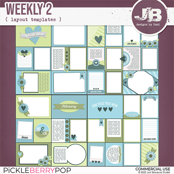 {CU} Weekly 2 Templates by JB Studio