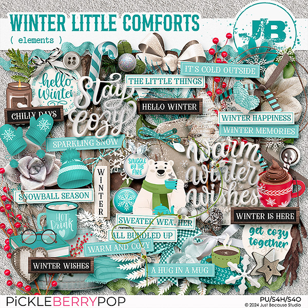 Winter Little Comforts Elements by JB Studio