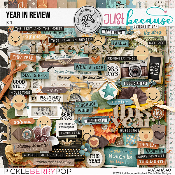 A Year In Review Interactive Scrapbook Tutorial - Scrappin It Up