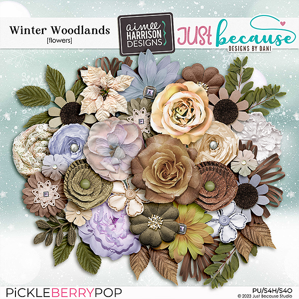 Winter Woodlands Flowers by JB Studio and Aimee Harrison Designs