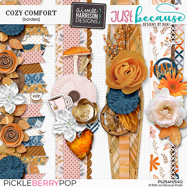 Cozy Comfort Borders by JB Studio and Aimee Harrison Designs