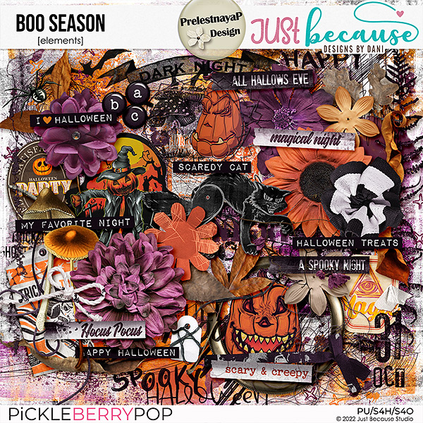 Boo Season Elements by JB Studio and PrelestnayaP Design