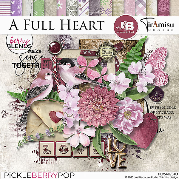 A Full Heart: February 2025 Berry Blends Kit