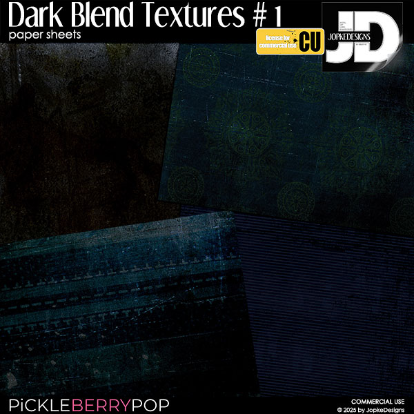 CU Dark Blend Textures # 1 Paper Sheets by JopkeDesigns