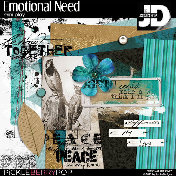 Emotional Need Mini Play by JopkeDesigns