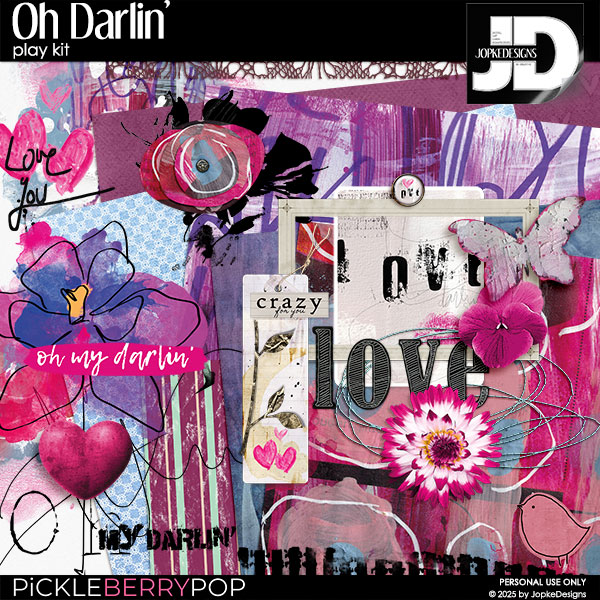 Oh Darlin Play Kit by JopkeDesigns