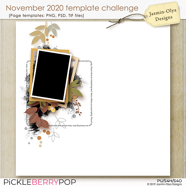 November 2020 Templates challenge (Jasmin-Olya Designs)