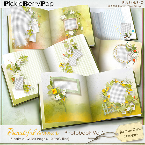 Beautiful summer - Photobook QPs Vol.2 (Jasmin-Olya Designs)