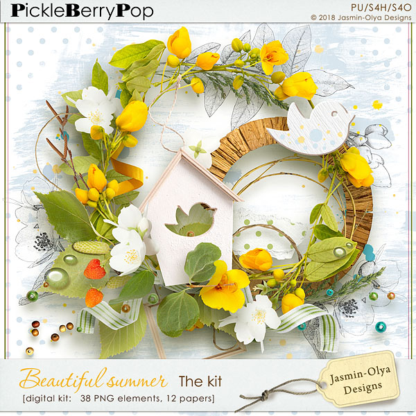 Beautiful summer - The kit (Jasmin-Olya Designs)