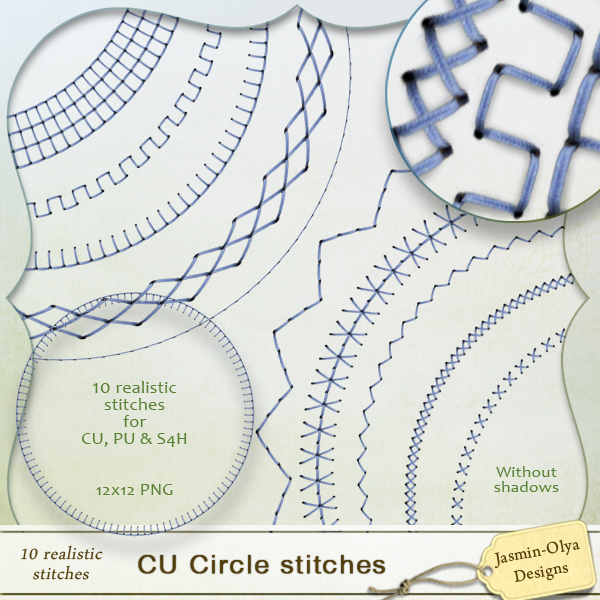 CU Circle stitches