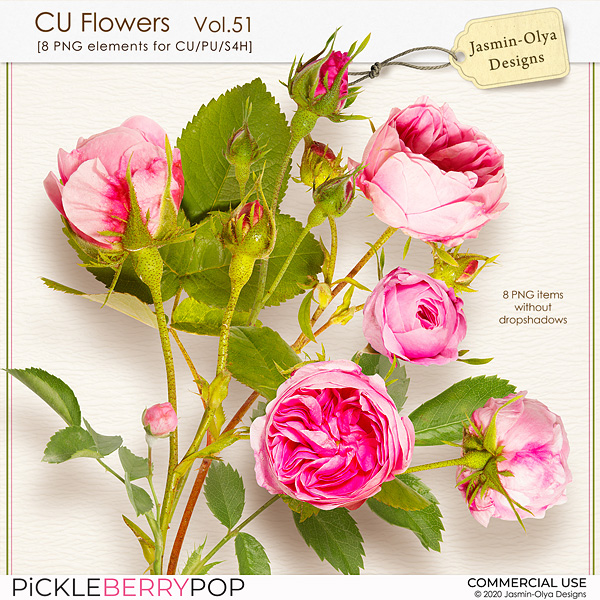 CU Flowers Vol.51 (Jasmin-Olya Designs)