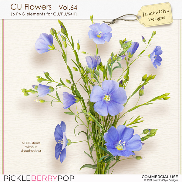 CU Flowers Vol.64 (Jasmin-Olya Designs)