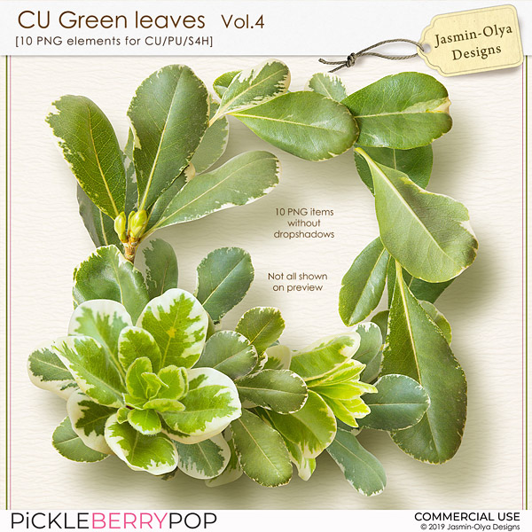 CU Green Leaves Vol.4 (Jasmin-Olya Designs)