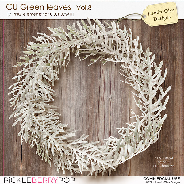 CU Green Leaves Vol.8 (Jasmin-Olya Designs)